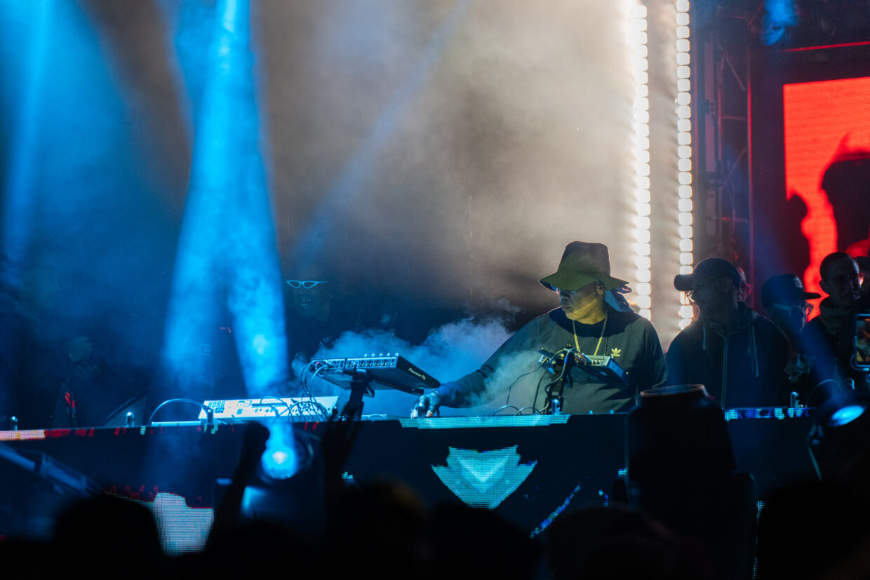 Octave One performing on the Movement main stage